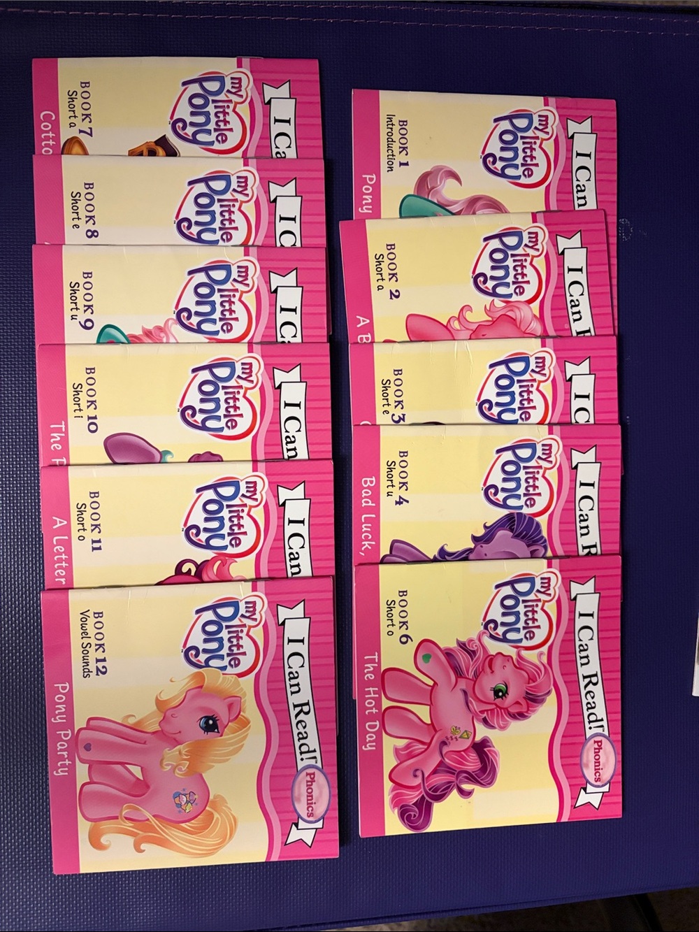 My Little Pony Bath Books Set — Pink & Yellow Covers